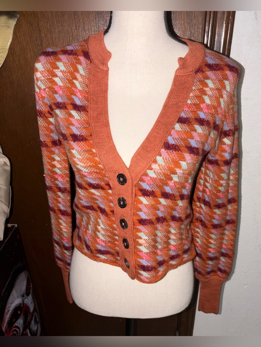 Free People Size XS Button-up Cardigan Sweater Cardi